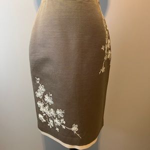 Silk/Cotton Skirt - Ellen Tracy
